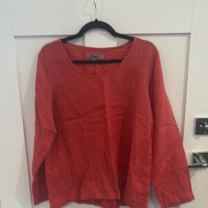 Flax Women's Vibrant Red Blouse